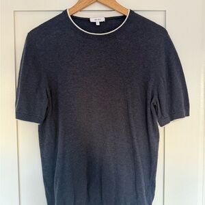Reiss Navy Short Sleeve Tee
